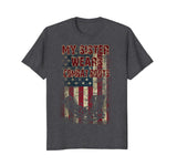Army My Sister Wears Combat Boots Funny T-Shirt For Brother