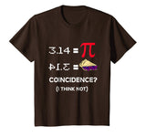 Pi Equals Pie Funny Math Pun Pi Day T-Shirt