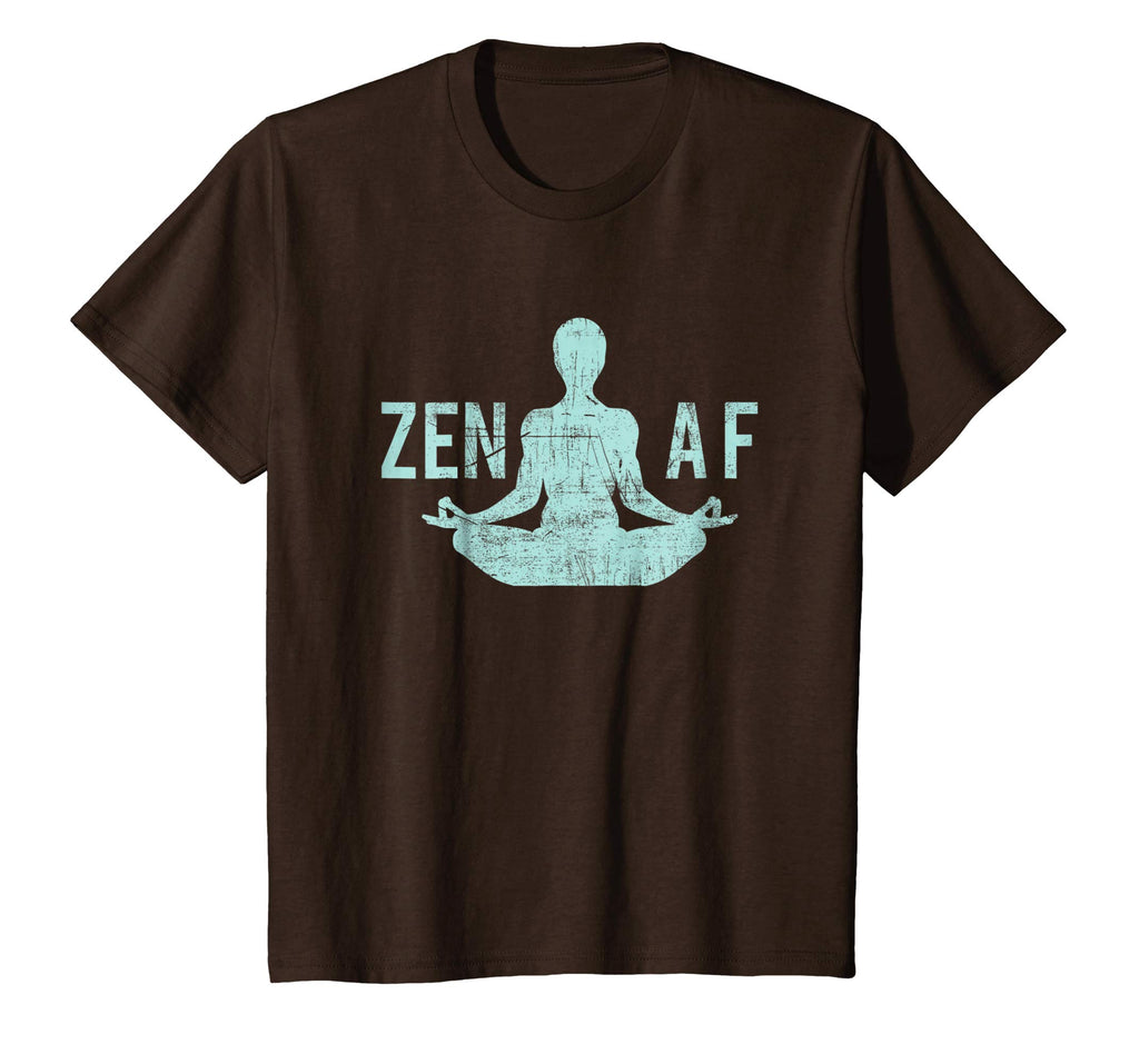 Zen AF T-Shirt Cute Yoga Clothes Funny Gifts For Women