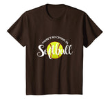 There's No Crying In Softball | Funny Softball T-Shirt Gifts