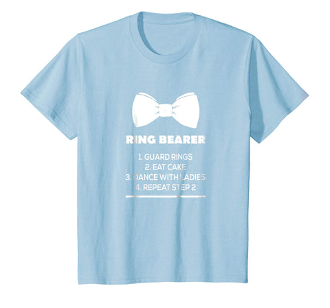 Kids Ring Bearer Bowtie Shirt - Funny Ring Bearer Shirt