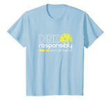 Dink Responsibly Funny Pickleball T-Shirt
