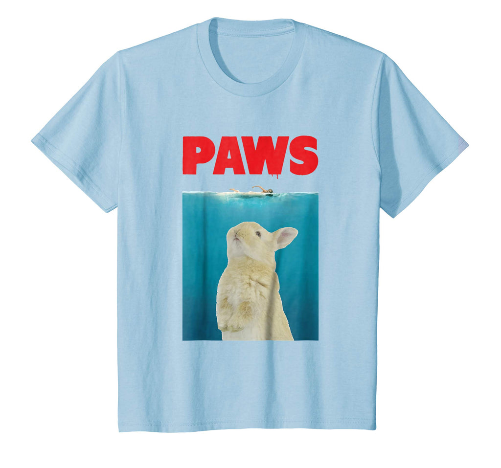 Paws Bunny T-Shirt Funny Parody | Rabbit Lover Gifts
