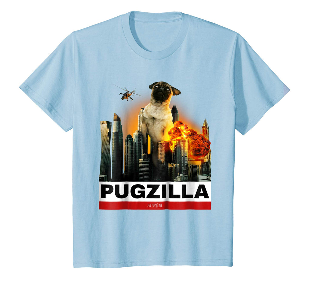 PUGZILLA - Funny Pug T-shirt Cute Gift for Puggy Lovers