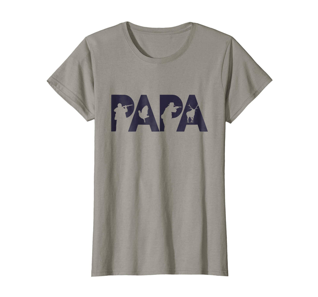 Hunter Dad T-Shirt Funny Papa Hunting Father Gift Top Tee