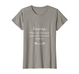 Funny Fencing T-Shirt For Men, Women, Kids