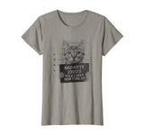 Bad Kitty Cat Police Line Up Funny Cats T-shirt Unisex
