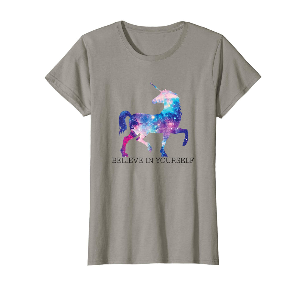 Believe In Yourself- Funny Unicorn Tshirt- Magestic