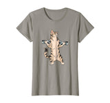 Cat Weightlifting T-Shirt, Funny Gym Shirt