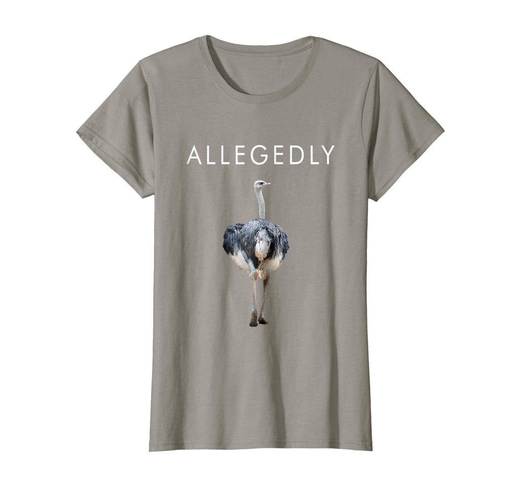 Allegedly Ostrich Funny Ostrich T-shirt Gift for Farmers
