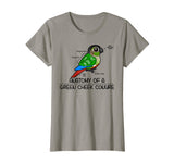 Anatomy Of A Green Cheek Conure - Funny Parrot T-Shirt