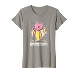 Banana Cat Tshirt Lovely Cat Funny Kawaii Anime Cute Tee