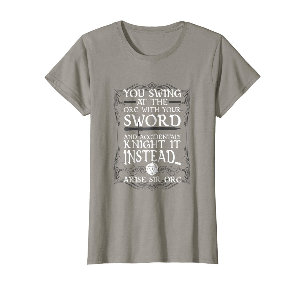 Arise Sir Orc Funny Tabletop RPG Shirt