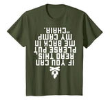 FUNNY IF YOU CAN READ THIS PUT ME BACK CAMP CAMPING T-SHIRT
