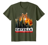 CATZILLA - Funny Kitty Tshirt for Cat lovers to Halloween