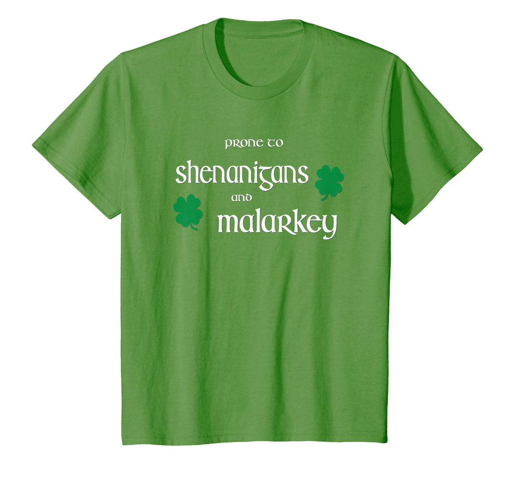 Prone To Shenanigans And Malarkey Funny Irish Pride T-Shirt