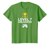 7th Birthday Level 7 Unlocked Funny T-shirt Gamer Gift Baby