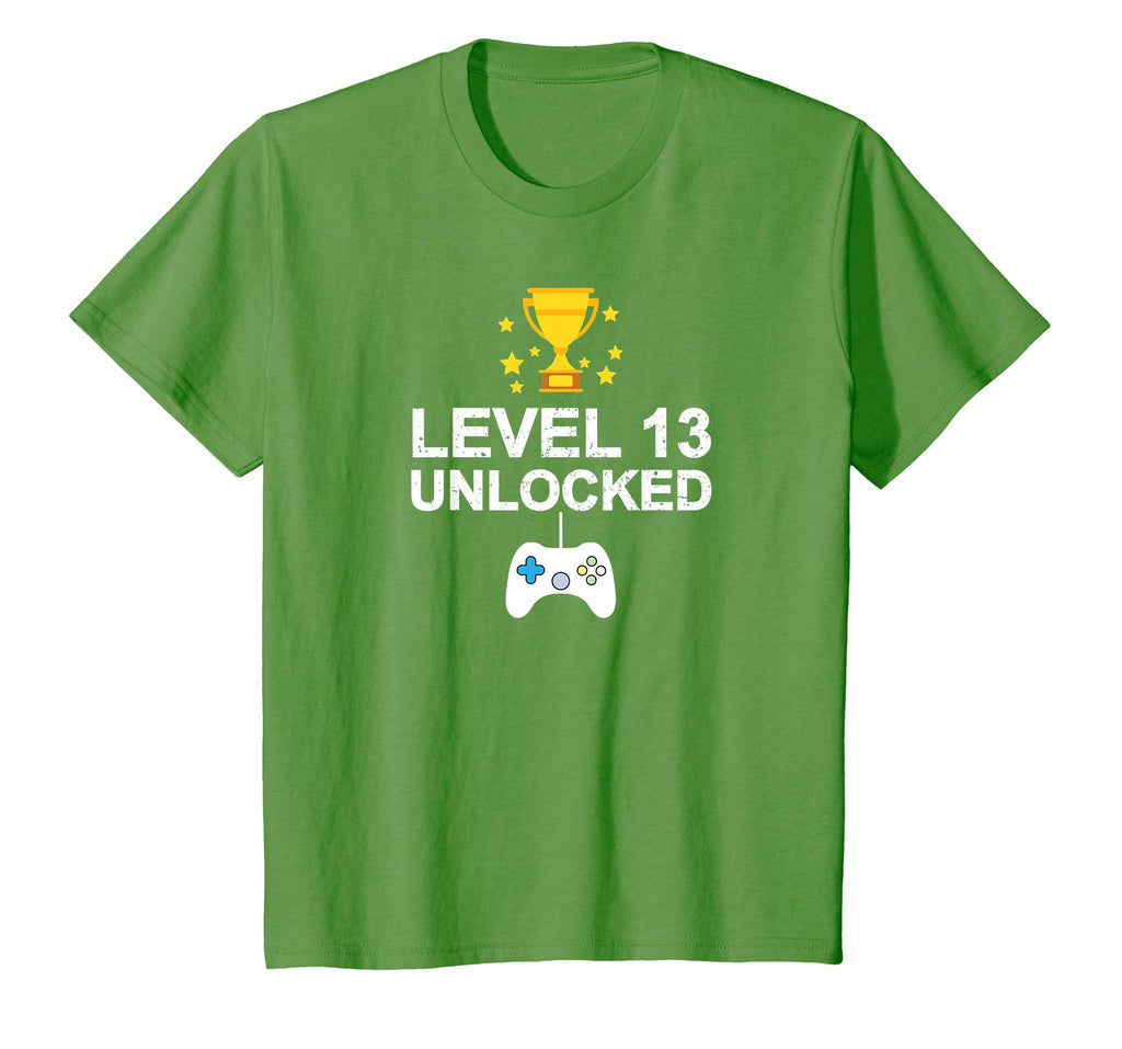 13th Birthday Level 13 Unlocked Funny T-shirt Gamer Gift Kid