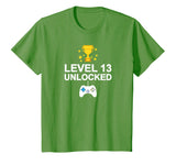 13th Birthday Level 13 Unlocked Funny T-shirt Gamer Gift Kid