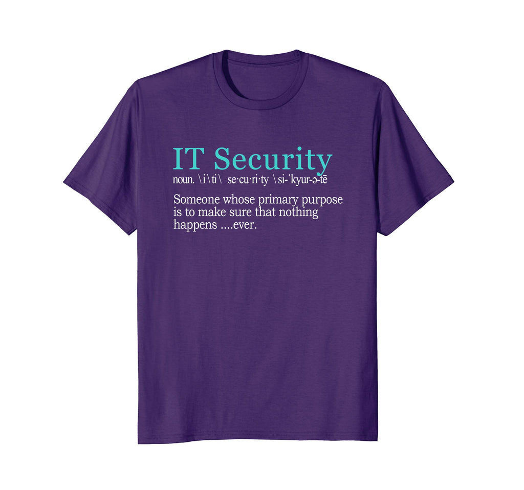 Best Funny IT Security Cybersecurity Definition Gift T-Shirt