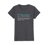 Best Funny IT Security Cybersecurity Definition Gift T-Shirt