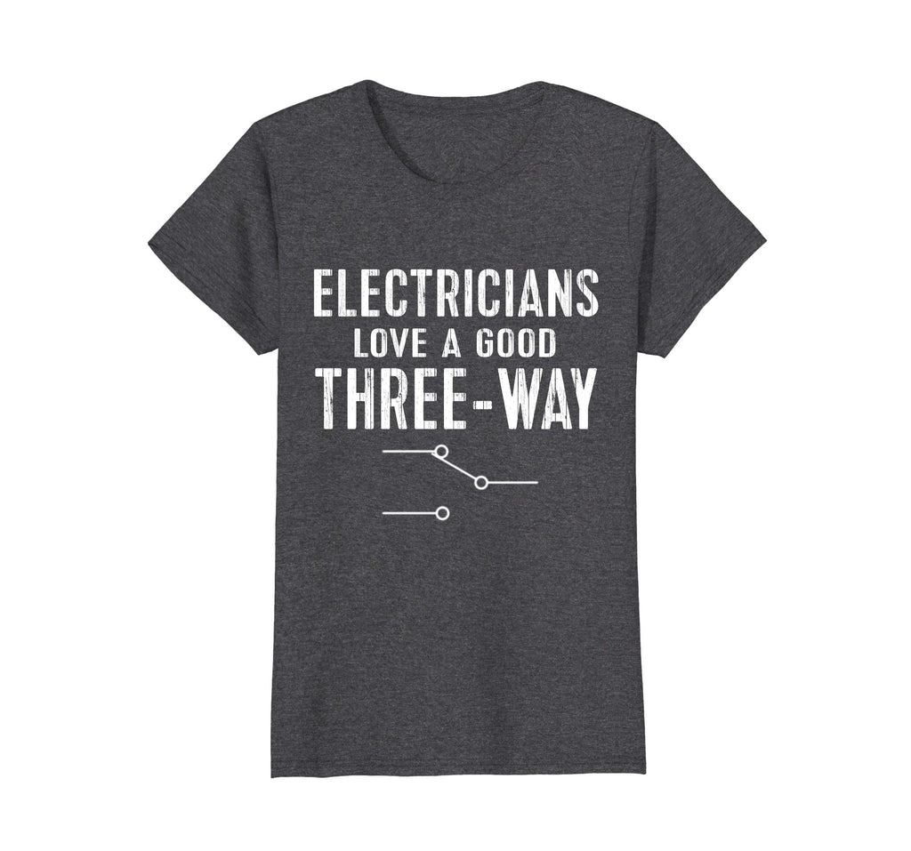 Funny Electrician Shirt for Men: Three-Way Tee