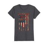 Army My Sister Wears Combat Boots Funny T-Shirt For Brother