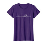Cycling Heartbeat Shirt, Funny Cute Bicycle Bike Rider Gift