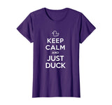 Best Funny T-Shirts: Keep Calm and Just Duck