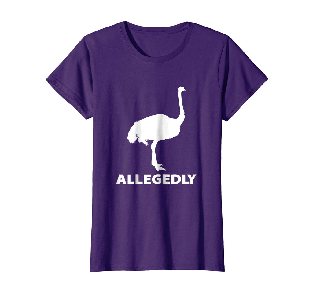 Allegedly Ostrich Flightless Bird Funny T-Shirt