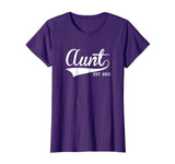 Aunt - Established 2010 T-Shirt / Funny Aunt Gift