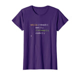 Funny Computer Science Programmer Eat Sleep Code T-Shirt