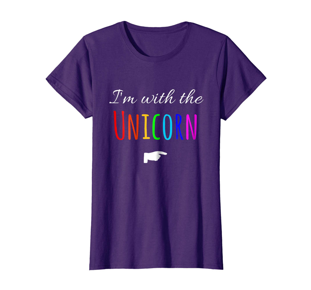 I'm With The Unicorn Cosplay Couple Funny Graphic T Shirt