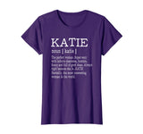 Adult Definition - First Name Katie - Ladies T-Shirt Funny