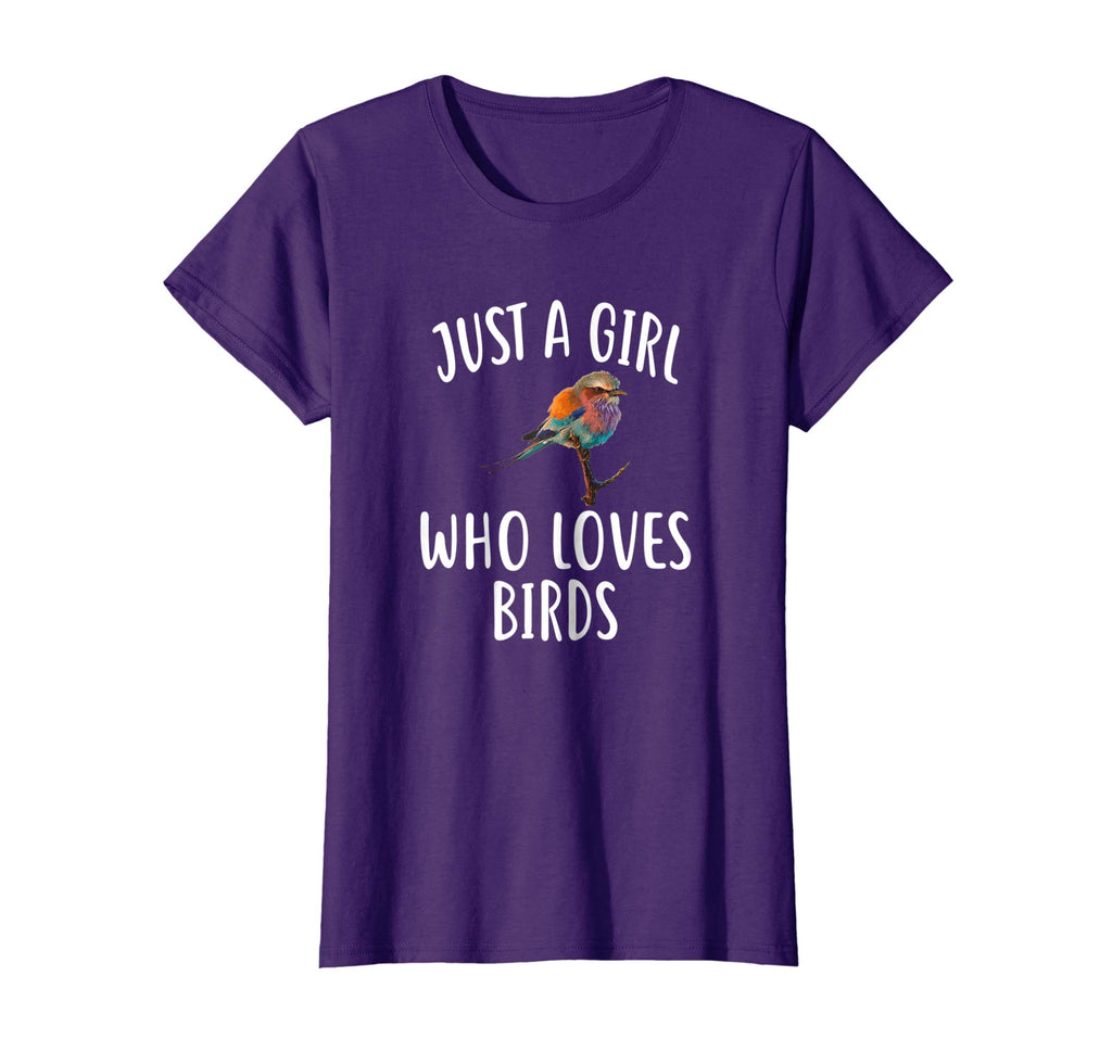 Just A Girl who loves BIRDS T-Shirt Funny BIRD Tee