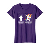Art Teacher Unicorn Dabbing Funny T Shirt Gifts Dab Dabs