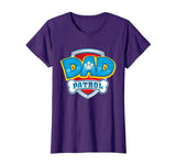 Dad Patrol T-Shirt Funny Daddy Gift Party Birthday Father