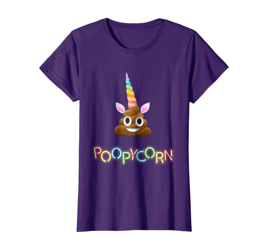 Kids Unicorn Poop Emoji Funny Shirt for Girls Boys Kids