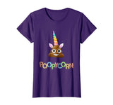 Kids Unicorn Poop Emoji Funny Shirt for Girls Boys Kids