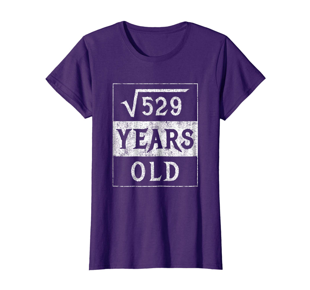 23rd Birthday Gift Square Root 23 Yr Years Old Funny Shirt