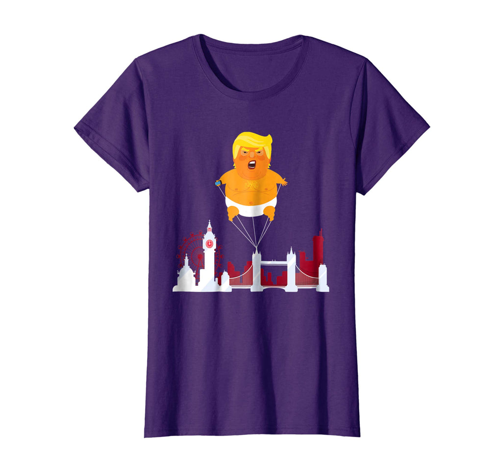 Anti Trump Balloon Angry Trump Baby Blimp Funny T-shirt