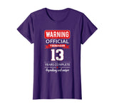 13th Birthday T Shirt Cool and Funny For Girls And Boys