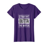 Christian Baptism Shirt Funny Outta Water Graphic Tee
