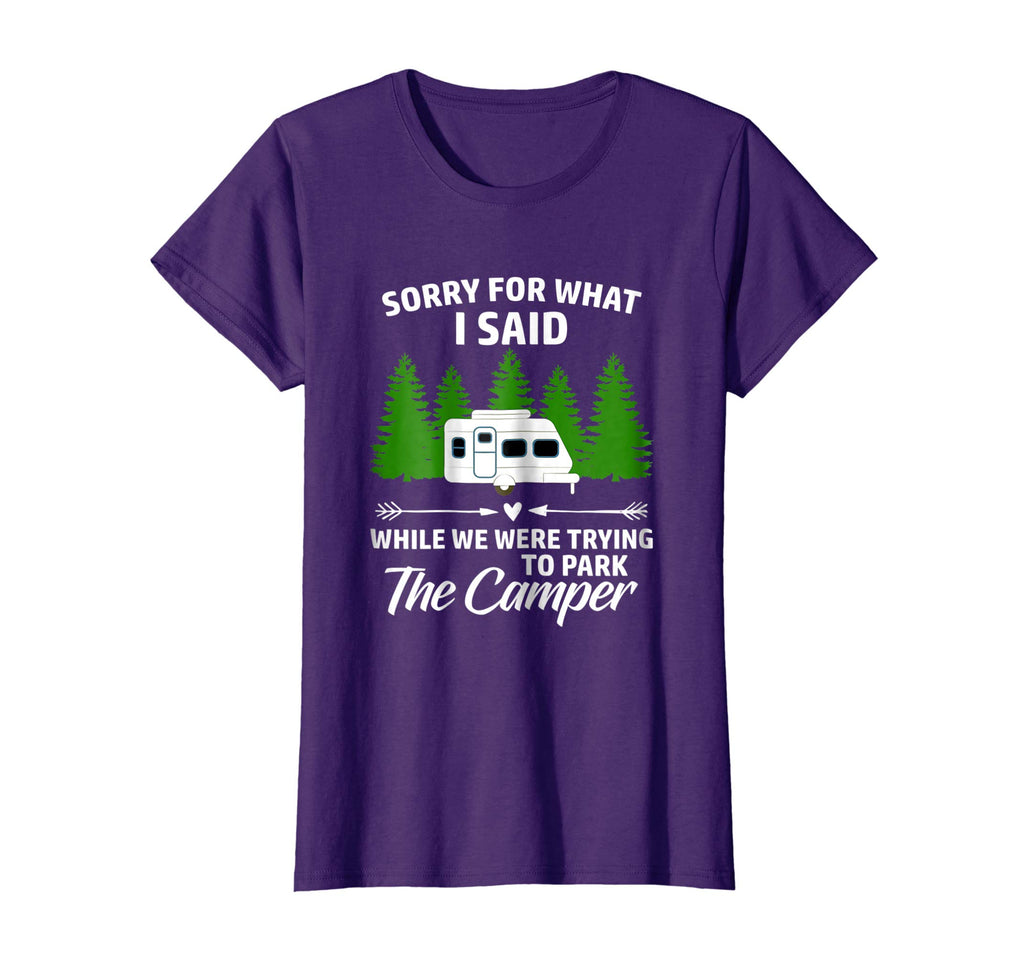 Park The Camper Funny Family Trailer Camping Vacation Shirt