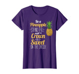 Be A Pineapple T-Shirt Funny Hawaii Women and Men Shirt