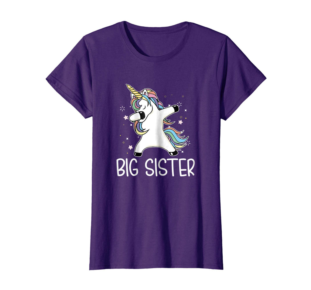 Big Sister 2019 Unicorn Dabbing Funny Birthday Gift T-Shirt