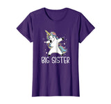 Big Sister 2019 Unicorn Dabbing Funny Birthday Gift T-Shirt