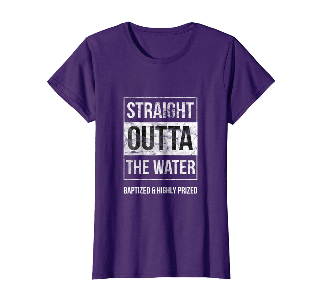Baptism Shirts Adults Kids Funny Outta Water Tee Gift Idea