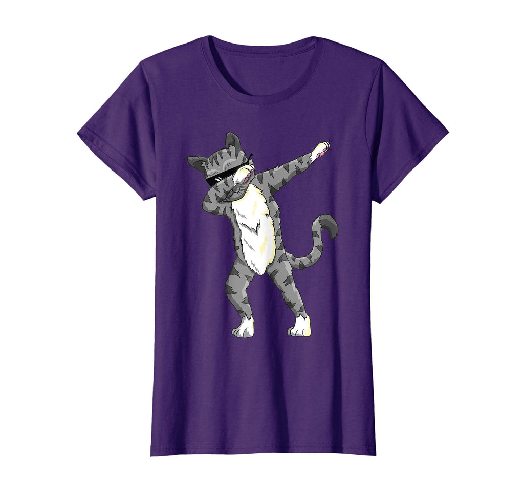 Dabbing Cat Shirt - Funny Cat Dab Dance Tshirt Gift