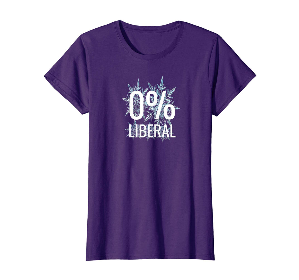 0 Percent Liberal Funny Conservative T-Shirt